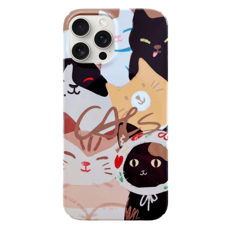 Custodia PC con motivo dipinto per iPhone 15 Pro