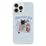 Custodia PC con motivo dipinto per iPhone 15 Pro