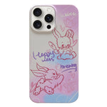 Custodia PC con motivo dipinto per iPhone 15 Pro