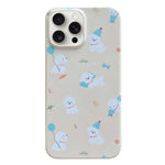 Custodia PC con motivo dipinto per iPhone 15 Pro