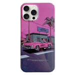 Custodia PC con motivo dipinto per iPhone 15 Pro