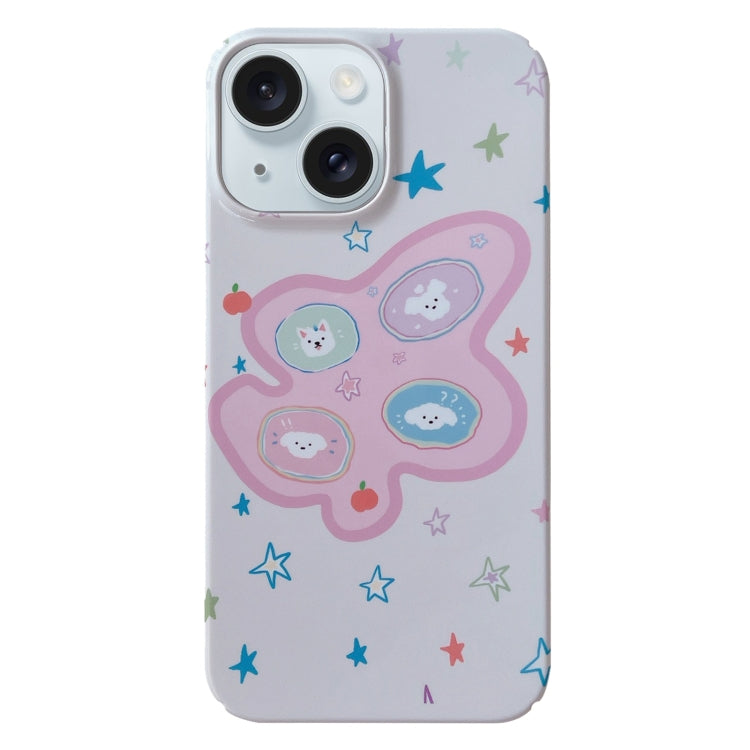 Custodia per iPhone 15 con motivo dipinto