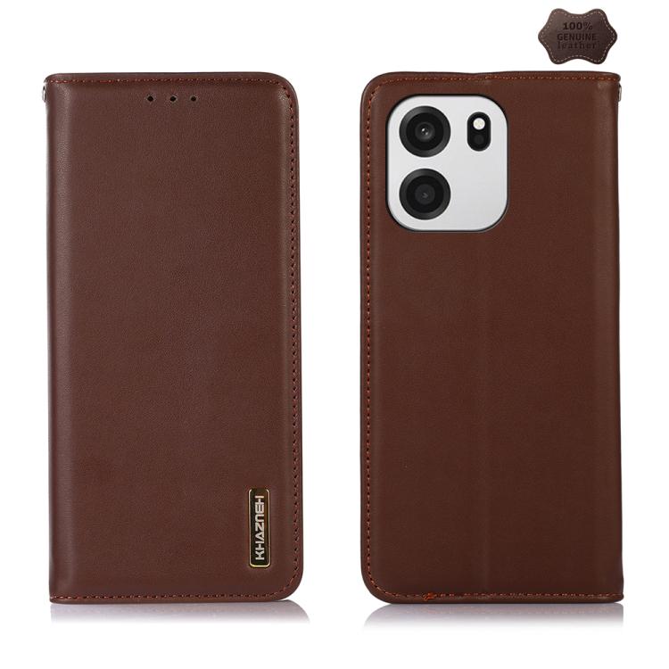 Custodia in pelle di vacchetta con strato superiore nappa per OnePlus Nord CE6