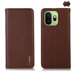 Custodia in pelle di vacchetta con strato superiore nappa per OnePlus Nord CE6