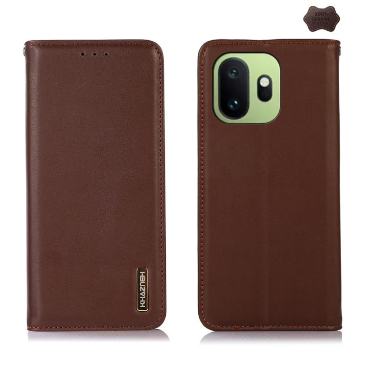 Custodia in pelle di vacchetta con strato superiore nappa per OnePlus Nord CE6