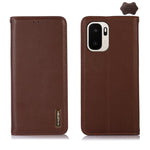 Custodia in pelle di vacchetta con strato superiore nappa per OnePlus Nord CE6