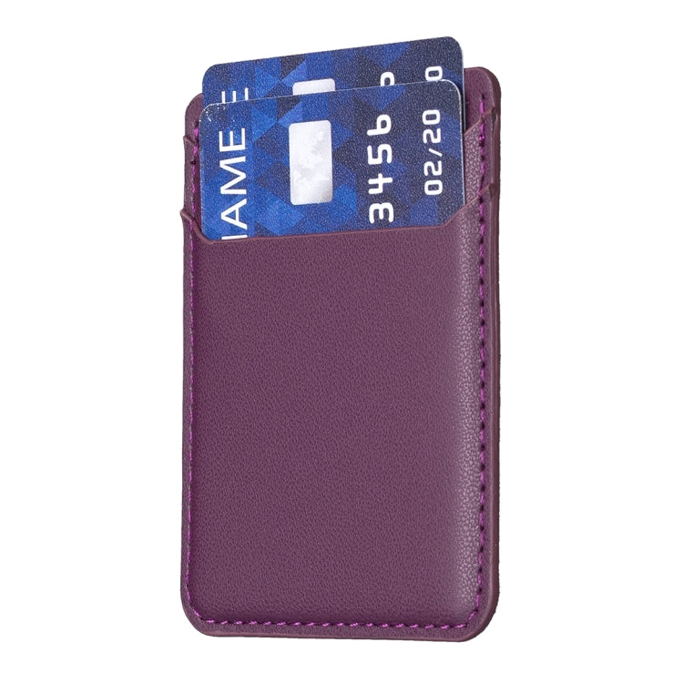 Adesivo posteriore in pelle PU con slot per carte