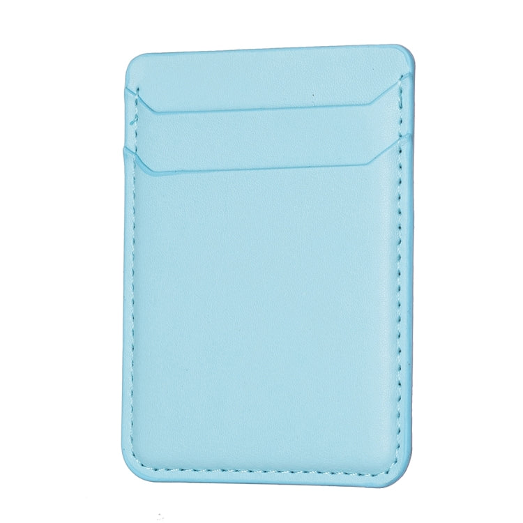 Adesivo posteriore in pelle PU con slot per carte