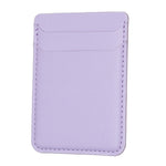 Adesivo posteriore in pelle PU con slot per carte