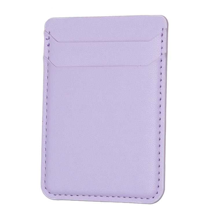 Adesivo posteriore in pelle PU con slot per carte