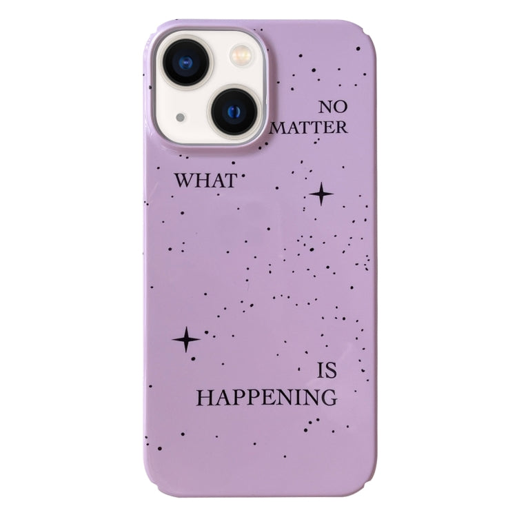 Custodia PC con motivo dipinto per iPhone 13