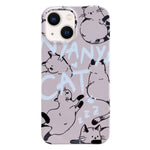 Custodia PC con motivo dipinto per iPhone 13