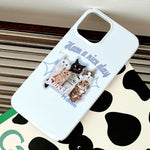 Custodia iPhone 12 con motivo dipinto