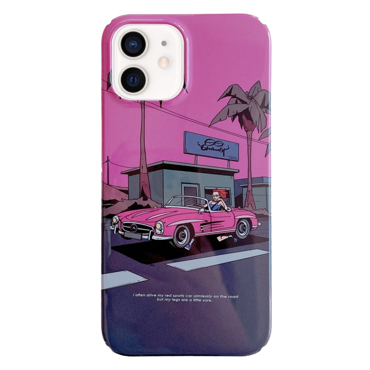Custodia iPhone 12 con motivo dipinto