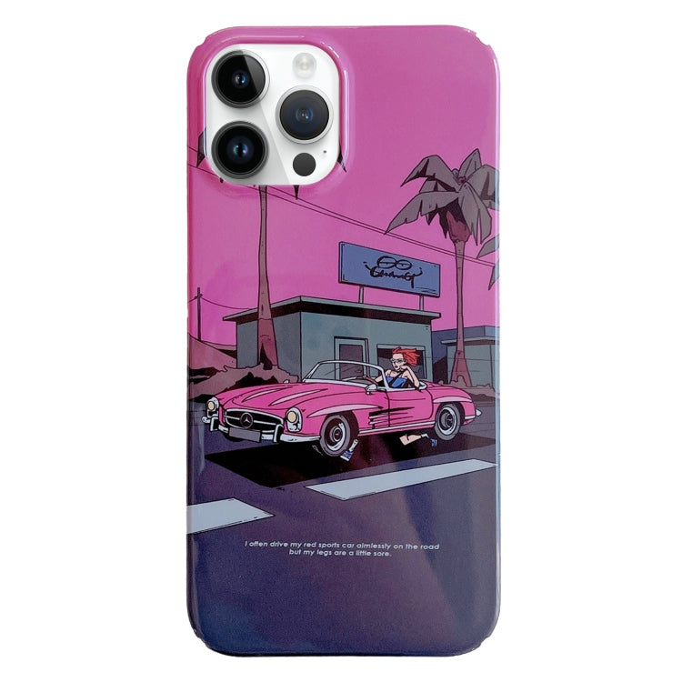 Custodia PC con motivo dipinto per iPhone 13 Pro