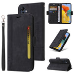 Custodia portafoglio in pelle per smartphone Samsung Galaxy