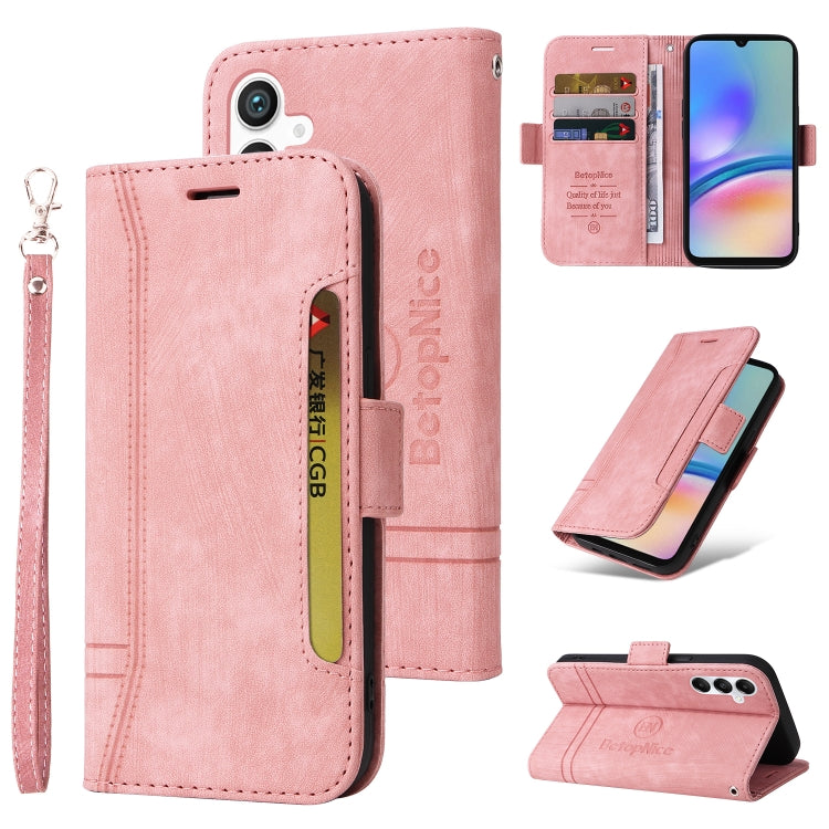 Custodia portafoglio in pelle per Samsung Galaxy A05s