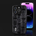 Custodia in vera pelle per iPhone 15, 15 Pro e 15 Pro Max