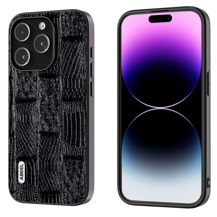 Custodia in vera pelle per iPhone 15, 15 Pro e 15 Pro Max
