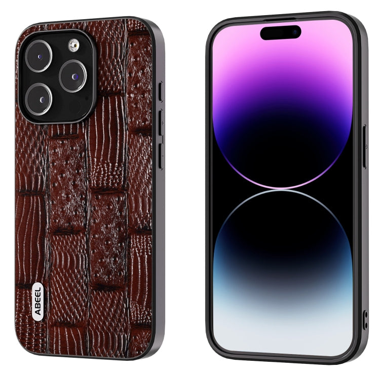 Custodia in vera pelle per iPhone 15, 15 Pro e 15 Pro Max