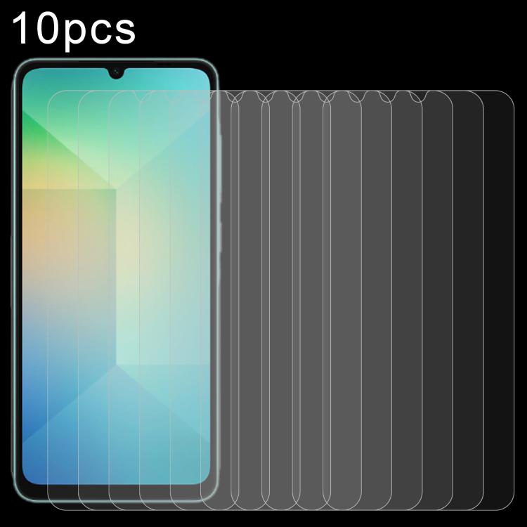 Pellicola in vetro temperato 10 pezzi 0,26 mm per smartphone Sams