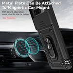 Custodia con supporto camshield scorrevole per Google Pixel 7a e 6a