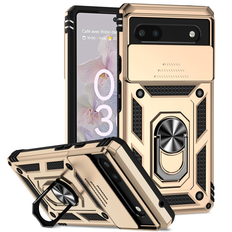 Custodia con supporto camshield scorrevole per Google Pixel 7a e 6a