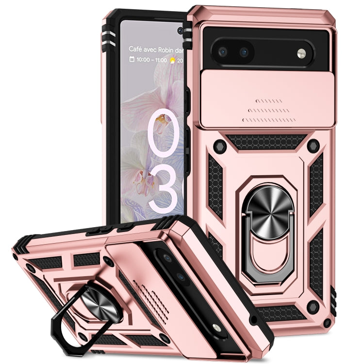 Custodia con supporto camshield scorrevole per Google Pixel 7a e 6a
