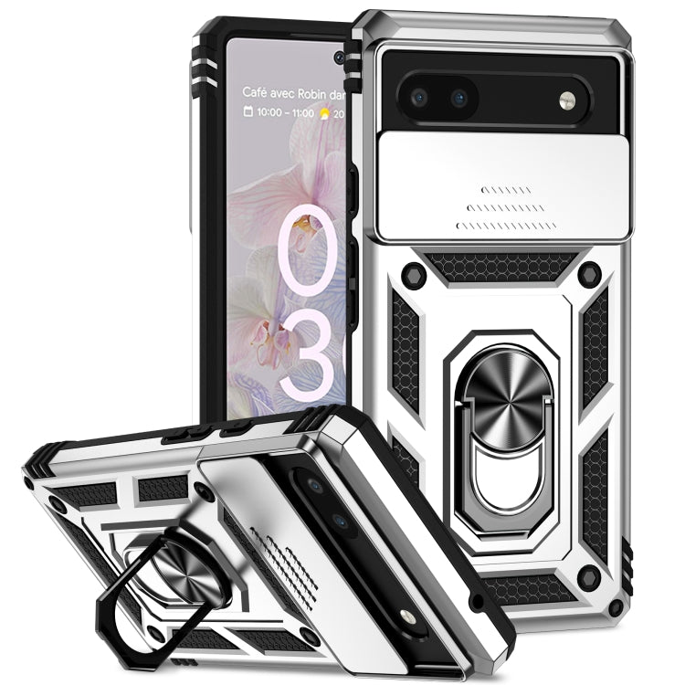 Custodia con supporto camshield scorrevole per Google Pixel 7a e 6a