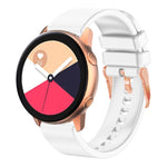 Cinturino in silicone 20mm con fibbia oro rosa per Amazfit