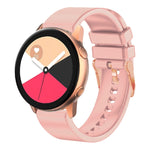 Cinturino in silicone 20mm con fibbia oro rosa per Amazfit
