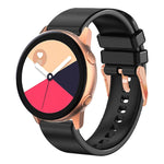 Cinturino in silicone 20mm con fibbia oro rosa per Amazfit