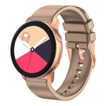 Cinturino in silicone 20mm con fibbia oro rosa per Amazfit