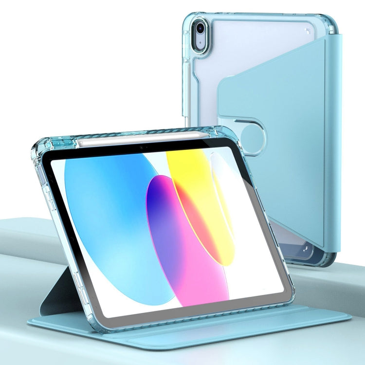Custodia per iPad in pelle trasparente con rotazione a 360° - immagine 14