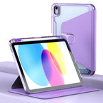Custodia per iPad in pelle trasparente con rotazione a 360° - immagine 16