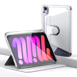 Custodia per iPad in pelle trasparente con rotazione a 360° - immagine 8