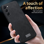 Custodia TPU e pelle per Samsung Galaxy S25 5G