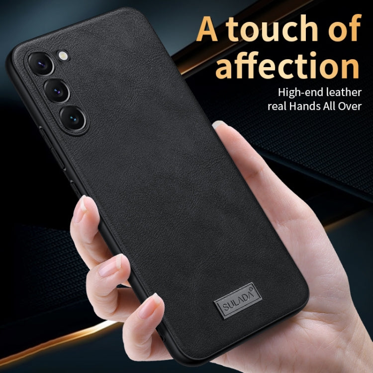 Custodia TPU e pelle per Samsung Galaxy S25 5G