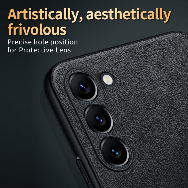 Custodia TPU e pelle per Samsung Galaxy S25 5G
