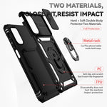Custodia con supporto Camshield scorrevole per Motorola Moto G 5G 2022