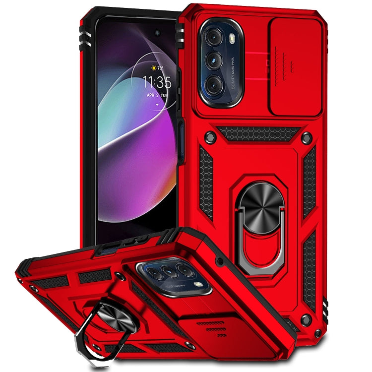 Custodia con supporto Camshield scorrevole per Motorola Moto G 5G 2022