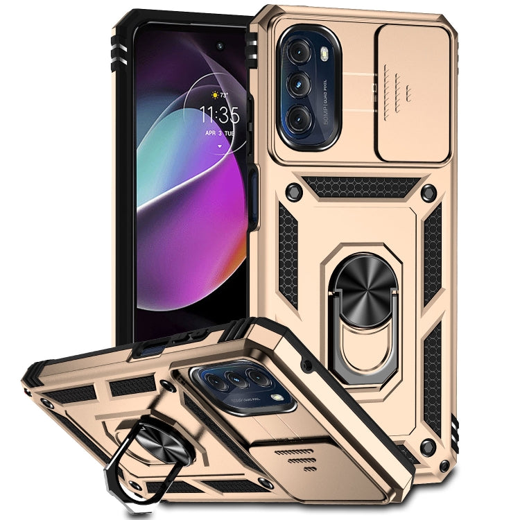 Custodia con supporto Camshield scorrevole per Motorola Moto G 5G 2022