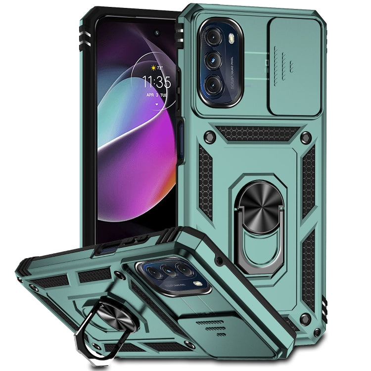 Custodia con supporto Camshield scorrevole per Motorola Moto G 5G 2022