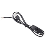 Cavo USB CC 1 metro con interruttore per alimentazione