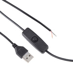 Cavo USB CC 1 metro con interruttore per alimentazione