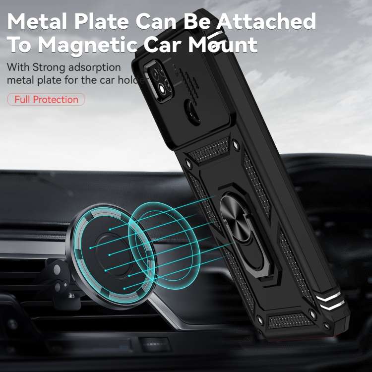 Custodia per telefono con supporto per camshield scorrevole, For Xiaomi Redmi 10A, For Xiaomi Redmi 10C, For Xiaomi Redmi Note 11E