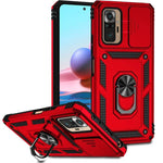 Custodia per telefono con supporto per camshield scorrevole, For Xiaomi Redmi Note 10 Pro, For Xiaomi Redmi Note 10, For Xiaomi Poco X3
