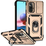 Custodia per telefono con supporto per camshield scorrevole, For Xiaomi Redmi Note 10 Pro, For Xiaomi Redmi Note 10, For Xiaomi Poco X3