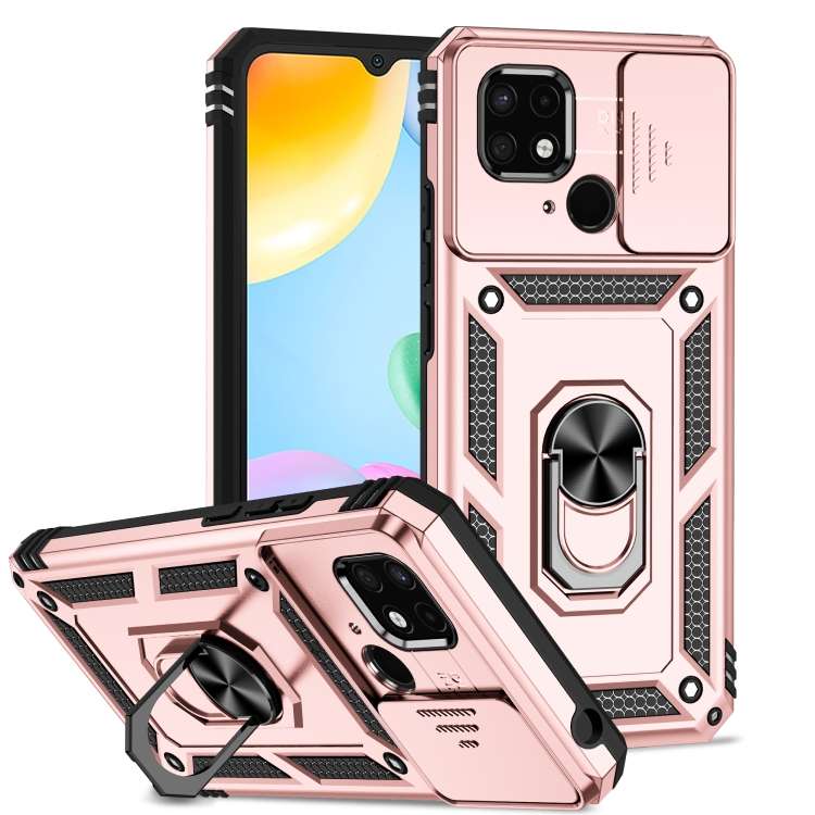 Custodia per telefono con supporto per camshield scorrevole, For Xiaomi Redmi 10A, For Xiaomi Redmi 10C, For Xiaomi Redmi Note 11E
