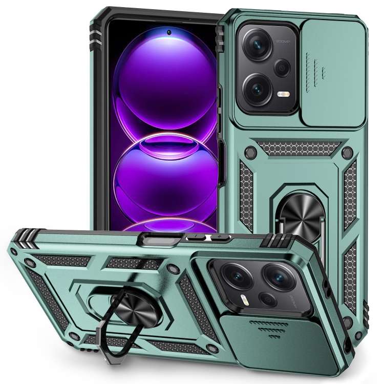 Custodia per telefono con supporto per camshield scorrevole, For Xiaomi Redmi Note 12 5G, For Xiaomi 13 Pro, For Xiaomi 13